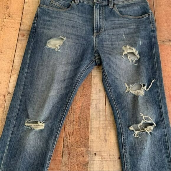 Empyre men’s skinny distressed jeans pants 32 - Picture 2 of 8